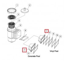 Корпус скиммера Aquaviva EM0020 01051044