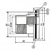 Форсунка пылесосная Hayward 3331LG, лайнер, 2”/50 mm