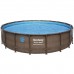 Каркасный бассейн Bestway Steel 56977 с фильтром и лестницей 549х122 см