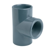 Тройник 90° переходной с резьбой EFFAST d32x1" (RGRTIG032D)
