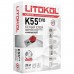 Клей LITOPLUS K55 для мозаики и плитки белый (мешок) 25 кг для бассейна