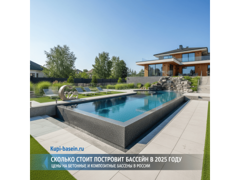 Сколько стоит построить бассейн в 2026 году: цены на бетонные и композитные бассейны в России | Kupi-Bassein.ru