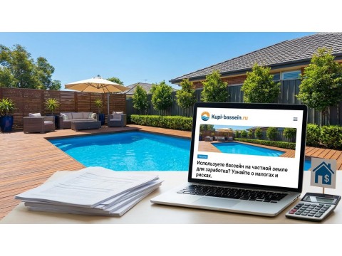 Налог на коммерческий бассейн на земле ИЖС: нужно ли платить и как?