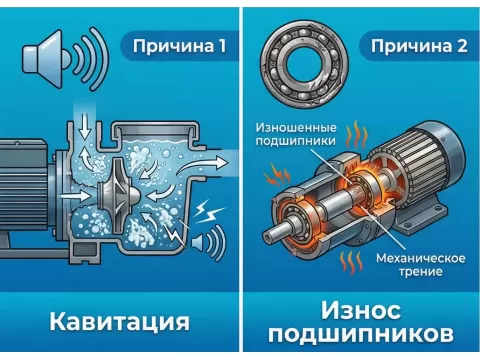 Насос для бассейна шумит: что делать? 4 главные причины и решение