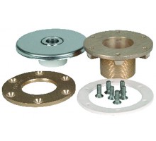 Форсунка стеновая O 100 (пленка) G2(наруж.)нерж. ст. AISI-316 и RG-бронза