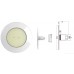 Светильник N861, LED, RGB 2 пр., встраиваемый для бассейна, 25Вт, 12ВAC, ABS