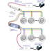 Преобразователь напряжения с дист.упр. Drv360 для бассейна, RGB 4 пр.