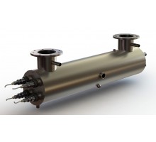 Ультрафиолетовая установка УФУ-150, с ультразвуком, 150 м3/ч, AISI-321, 40мДж/см2