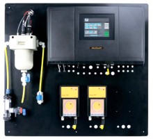 Авт.станция дозир и контр. dinoTouch+ Cl/Rx/pH, 2насоса dinodos START