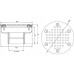 Плато аэромассажное д.120 (плёнка) G2 (наруж.) нерж. AISI-304 для бассейна