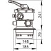 Верхний вентиль 1,5 (хомут) к фильтрам серии CP, EP, EPW. D350-700,