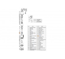 Прокладка-кольцо d160*3.5 крышки нижней насоса QCK45M Mayer Schwimmbad LX F02010150