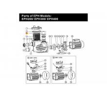 Прокладка-кольцо крышки префильтра насоса EPH Emaux 02010042