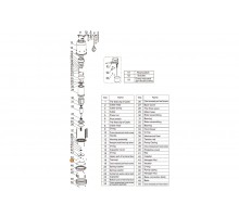 Прокладка-кольцо d200*3.55 крышки нижней насоса QCK55-200 Mayer Schwimmbad LX F02010191