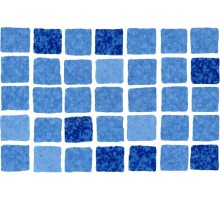 Пленка-мозаика для отделки бассейнов SUPRA blue mosaic 1123/01 Elbtal Plastics ш.1,65 2001177
