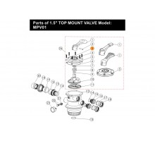 Шайба скольжения ручки переключ реж 6-ти поз. вент (1 1/2", 2" верх; 1 1/2" бок) Emaux MPV-01-006