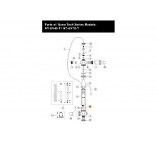 Блок питания (п.18) установки ультрафиолетовой Emaux Nano Tech NT-UV87-TO Ozone E130402