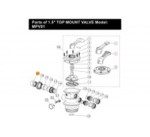 Смотровое окно муфты разъёмной 6-ти поз. вентиля 1 1/2"  Emaux MPV-01-017