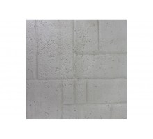 Плитка тротуарная пластиковая 40х40см серая (брусчатка) Vinyl Works