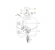 Крышка бочки фильтра BRASIL с прокладкой Kripsol RCFI0001.06R