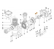 Винт креплен.крыльчатки к валу насосов КА/KAP Kripsol RKА 9360.A+RKА 9370.A/RBH0019.00R/RPUM3637.01R