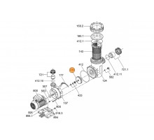 Крыльчатка насоса  Aqua Maxi  5  Aquatechnix (2921.123.004/2921123028)