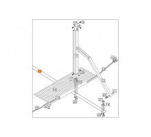 Пластина-соединитель металлических опор стоек силовых ( Эсприт-Биг 10х5,5)  (1510134)
