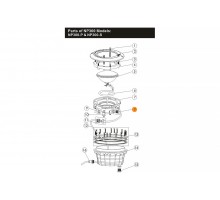 Сальник для герметизации кабеля прожектора в крышке контактов лампы (из 2ч.) Emaux 89041601