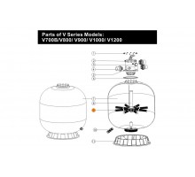 Сепаратор 185 мм фильтра V700-V1000, S700 - S1000 Emaux 01172010