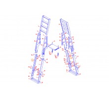 Тетива левая лестницы универсальной SLA 001 (В1) (У)