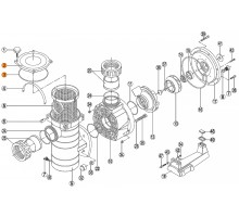 Крышка + прокладка-кольцо префильтра насоса KAN Kripsol RPUM0002.07R