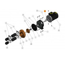 Винт стопорный вала  эл. двигателя насоса Jet Pump 2,2кВт М8х10 Pahlen (19906605)