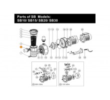Муфта разъёмная с внешней резьбой 2" 6-ти поз. вентиля/насоса SB Emaux (89280103/Е190201)