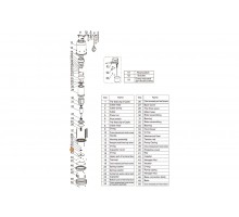 Рабочее колесо насоса QCK75 Mayer Schwimmbad LX A03010271