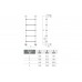 Лестница без поручней 3 ступени AISI-316 MARKOPOOL BHL