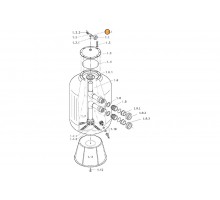 Прокладка-кольцо манометра 0-2,5 бар R 1/8 Behncke  (200.200.03)