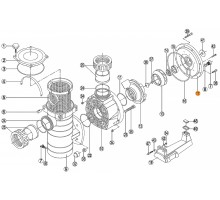 Крышка задняя (фланец) насоса KAN-1020/1270 н.о. Kripsol RPUM0017.06R