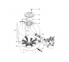 Вентиль 6-ти поз.(боковой  2'') для фильтра BALEAR BL,San Sebastian SSB,Artik AK KripsolSP0663SKR-LP