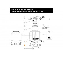 Платформа круглая для бочки фильтра V500-V700; SP500-SP700 Emaux FT-01-007/ (01111062)