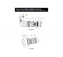 Штуцер 3/4 ниши закладной прожектора E-Lumen Compact Emaux 01050134