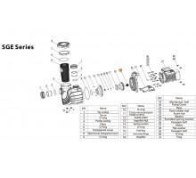 Сальник (компл.) насоса  SGM/SGP/SGB/SGE/TDA-200 Mayer Schwimmbad LX F01160132