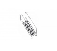Лестница 6 ступеней EASY ACCESS LAND Flexinox AISI -316 (87152021)