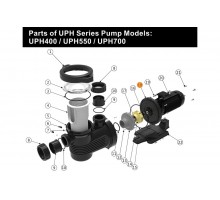 Крышка задняя насоса UPH Emaux 420208561