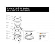 Комплект установ. к прожектору Emaux (Opus) LED P-100 (пленка) 89044501/Е040202