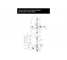 Прокладка-кольцо (d30xd6) чехла кварцевого установки ультрафиолетовой NT-UV130-F-TF Emaux 111030020