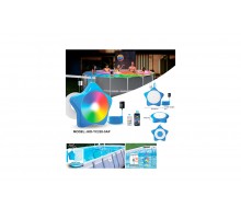 Прожектор навесной (20Вт/12В) LED RGB с пультом и блоком питания 220В Tadpole JKD-YC220-5AP