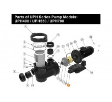 Прокладка-кольцо крышки задней насоса UPH/APS550/750 Emaux 111010053