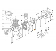 Диффузор (компл.2 поз.) насоса KAN 1020/1270 н.о. Kripsol RPUM0012.08R/RBH0006.07R