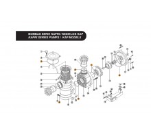 Прокладки (полный комплект) насоса KAP (RPUM3116.07R)