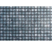 Пленка-мозаика д/о бассейнов серебряная с черной затиркой 3D Matrix Black-Silver Haogenplast ш.1,65
